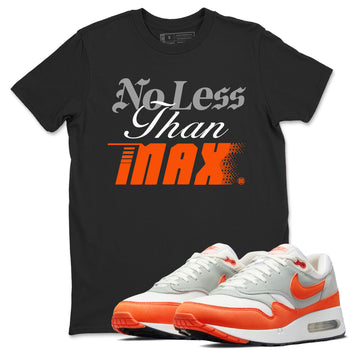 Air Max 1 OG '86 'Summit White and Cosmic Clay shirts to match jordans No Less Than Max sneaker match tees Air Max 1 Cosmic Clay match shoes to clothes SNRT Sneaker Tees unisex cotton Black 1 shirts