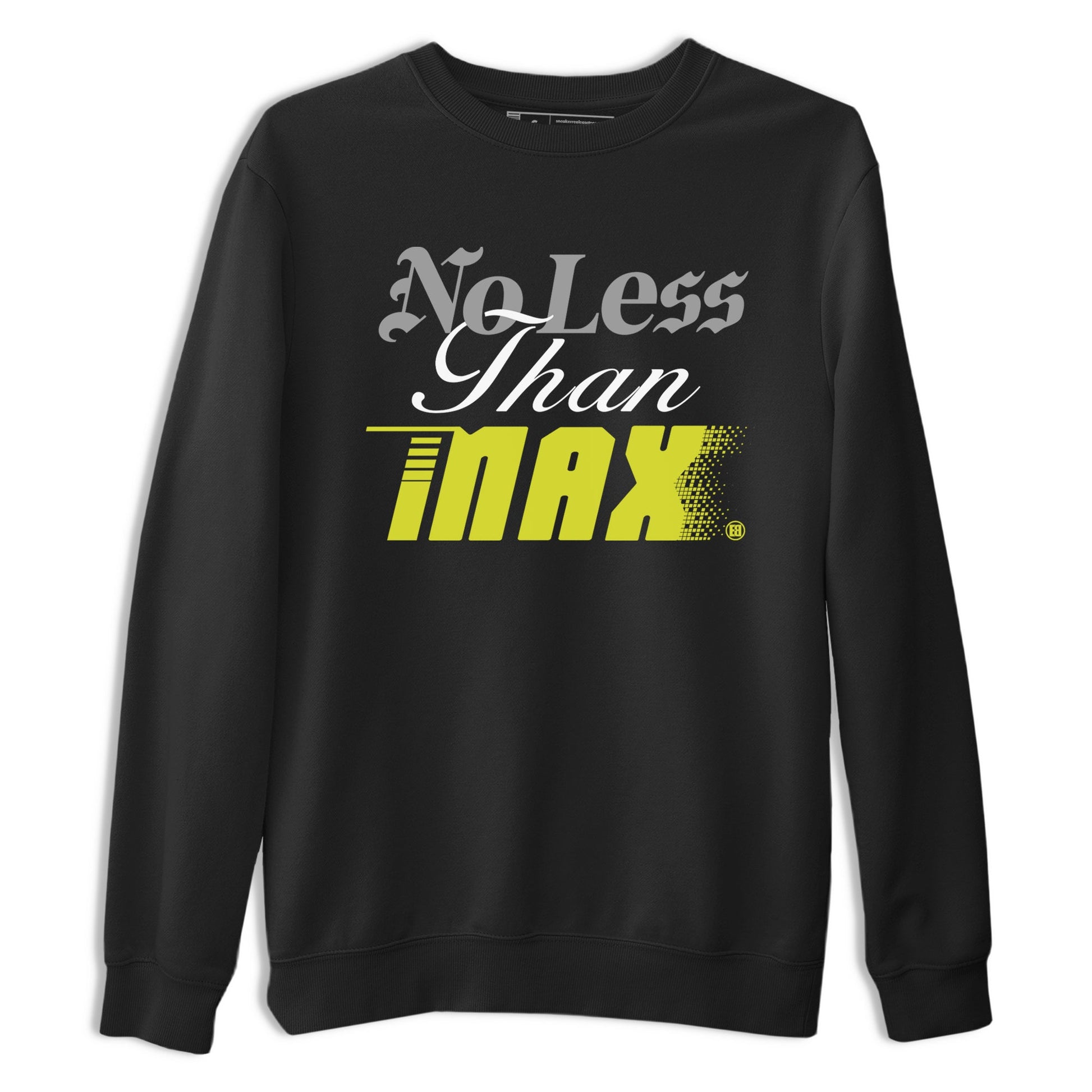 No Less Than Max sneaker match t-shirt styled to complete your fit with the Air Max 90 Cyber sneakers, shown in Black 2.