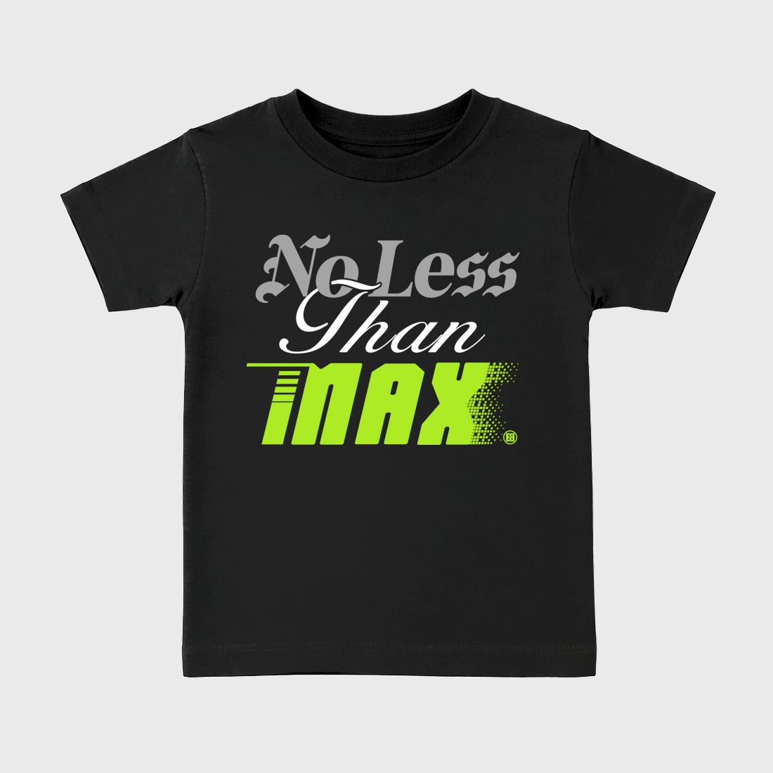 Sneaker match tees – Sneaker Tees To Match Air Max 90 Neon Yellow Shoes – No Less Than Max Kids T-Shirt Black 2