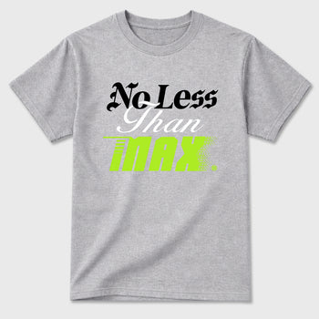 Sneaker match tees – Sneaker Tees To Match Air Max 90 Neon Yellow Shoes – No Less Than Max Tee Heather Grey 2