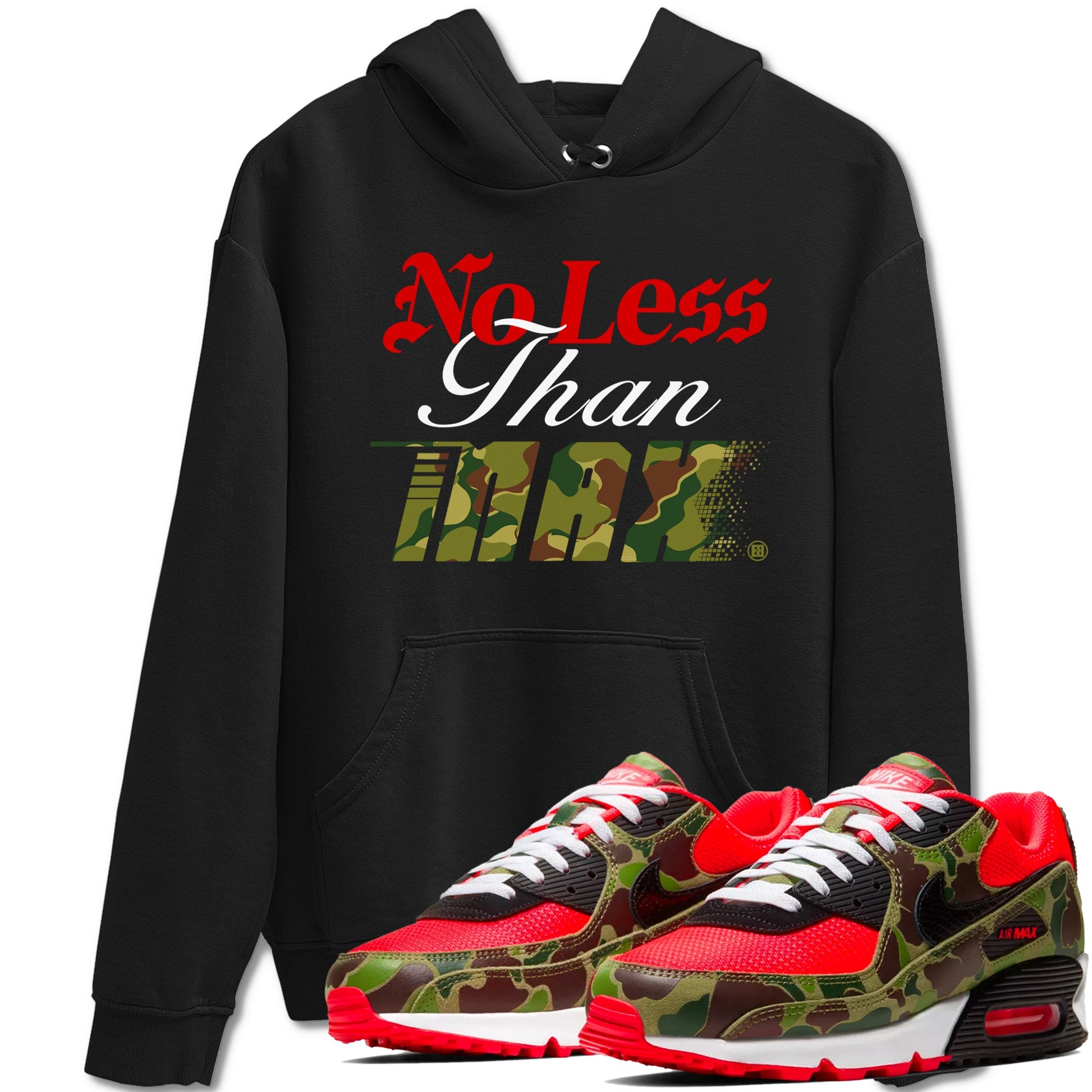 Air Max 90 Reverse Duck Camo shirts to match jordans No Less Than Max sneaker match tees Air Max 90 Reverse Duck Camo match shoes to clothes SNRT Sneaker Tees unisex cotton Black 1 shirts