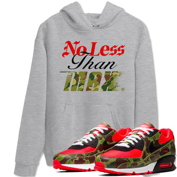 Air Max 90 Reverse Duck Camo shirts to match jordans No Less Than Max sneaker match tees Air Max 90 Reverse Duck Camo match shoes to clothes SNRT Sneaker Tees unisex cotton Heather Grey 1 shirts