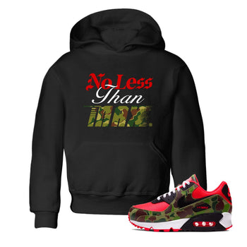 Air Max 90 Reverse Duck Camo shirts to match jordans No Less Than Max sneaker match tees Air Max 90 Reverse Duck Camo match shoes to clothes SNRT Sneaker Tees Youth Baby Black 1 tee