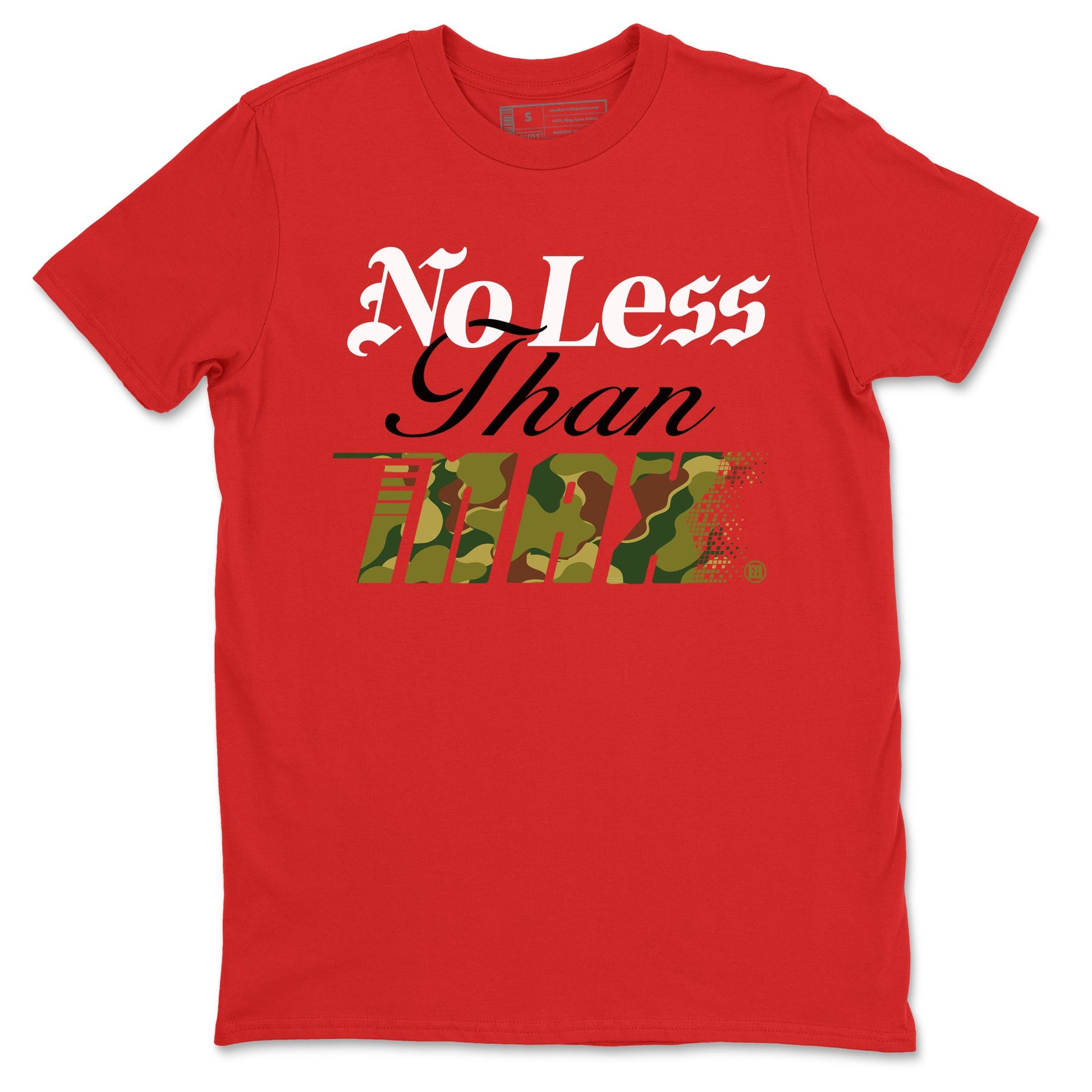 Air Max 90 Reverse Duck Camo shirts to match jordans No Less Than Max sneaker match tees Air Max 90 Reverse Duck Camo match shoes to clothes SNRT Sneaker Tees unisex cotton Red 2 shirts