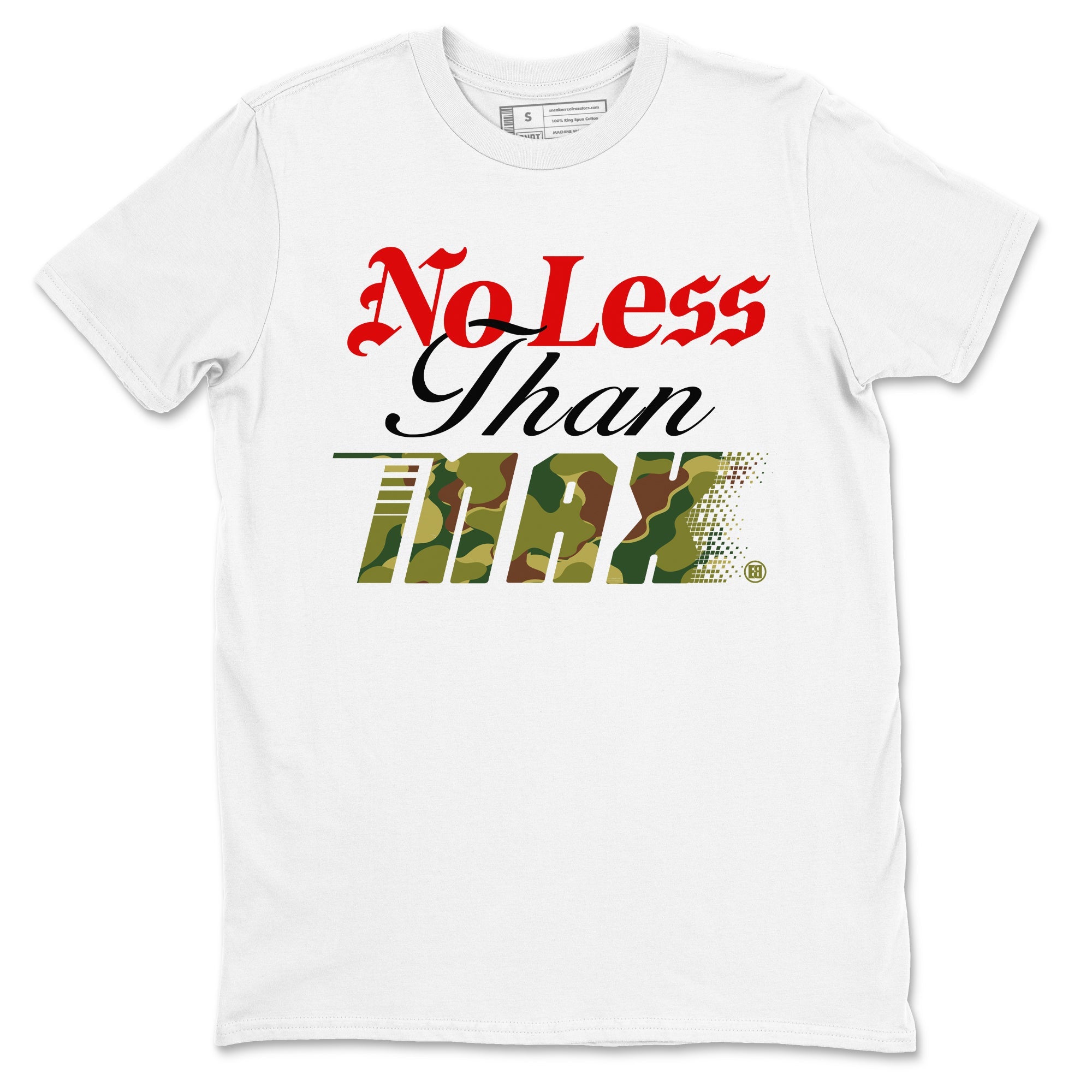 Air Max 90 Reverse Duck Camo shirts to match jordans No Less Than Max sneaker match tees Air Max 90 Reverse Duck Camo match shoes to clothes SNRT Sneaker Tees unisex cotton White 2 shirts