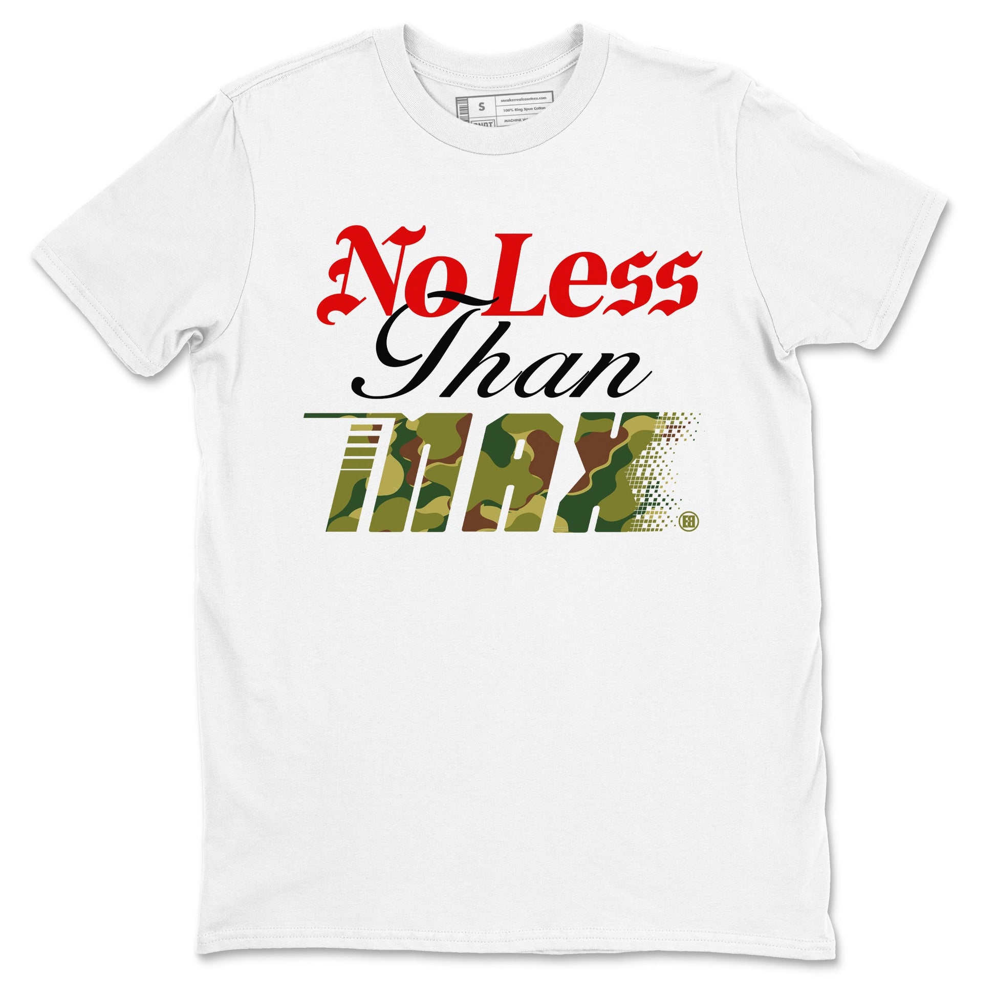 Air Max 90 Reverse Duck Camo shirts to match jordans No Less Than Max sneaker match tees Air Max 90 Reverse Duck Camo match shoes to clothes SNRT Sneaker Tees unisex cotton White 2 shirts