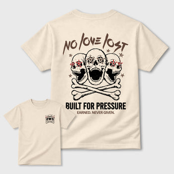 No Love Lost sneaker match t-shirt styled to complete your fit with the 3s World's Best Dad, shown in Natural.