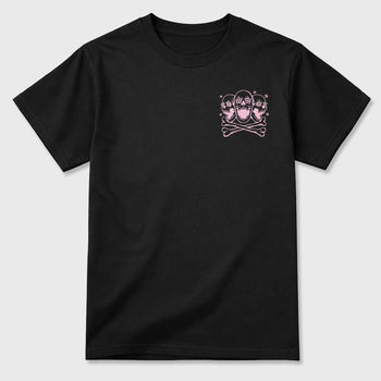 No Love Lost graphic t-shirt, Double side styled graphic shirts to complete your fit with the 4s Iced Carmine sneakers, shown in Black.