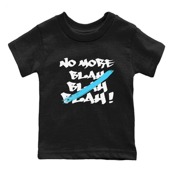 9s Powder Blue shirt to match jordans No More Blah sneaker tees Air Jordan 9 Powder Blue SNRT sneaker release tees baby toddler Black 2 cotton Shirt