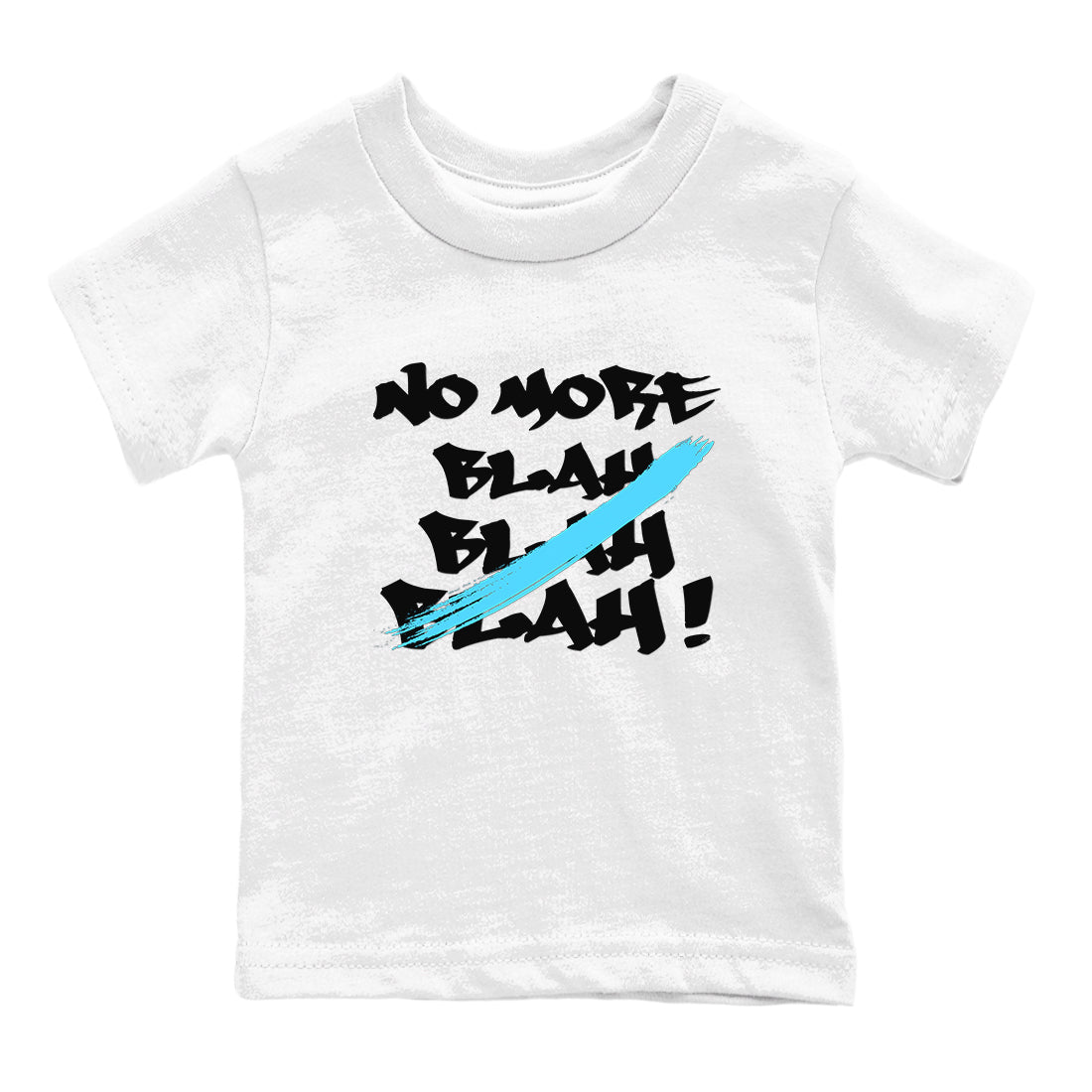 9s Powder Blue shirt to match jordans No More Blah sneaker tees Air Jordan 9 Powder Blue SNRT sneaker release tees baby toddler White 2 cotton Shirt