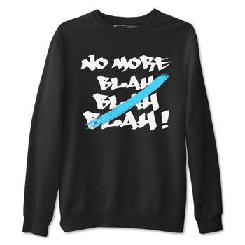 9s Powder Blue shirt to match jordans No More Blah sneaker tees Air Jordan 9 Powder Blue SNRT Sneaker Release Tees unisex cotton Black 2 crew neck shirt