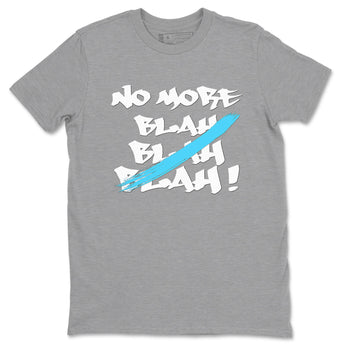 9s Powder Blue shirt to match jordans No More Blah sneaker tees Air Jordan 9 Powder Blue SNRT Sneaker Release Tees unisex cotton Heather Grey 2 crew neck shirt