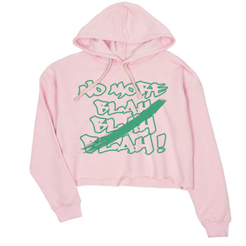 Dunk Medium Soft Pink Malachite shirt to match jordans No More Blah sneaker tees Dunk Medium Soft Pink Malachite SNRT Sneaker Release Tees Pink 2 crop length shirt