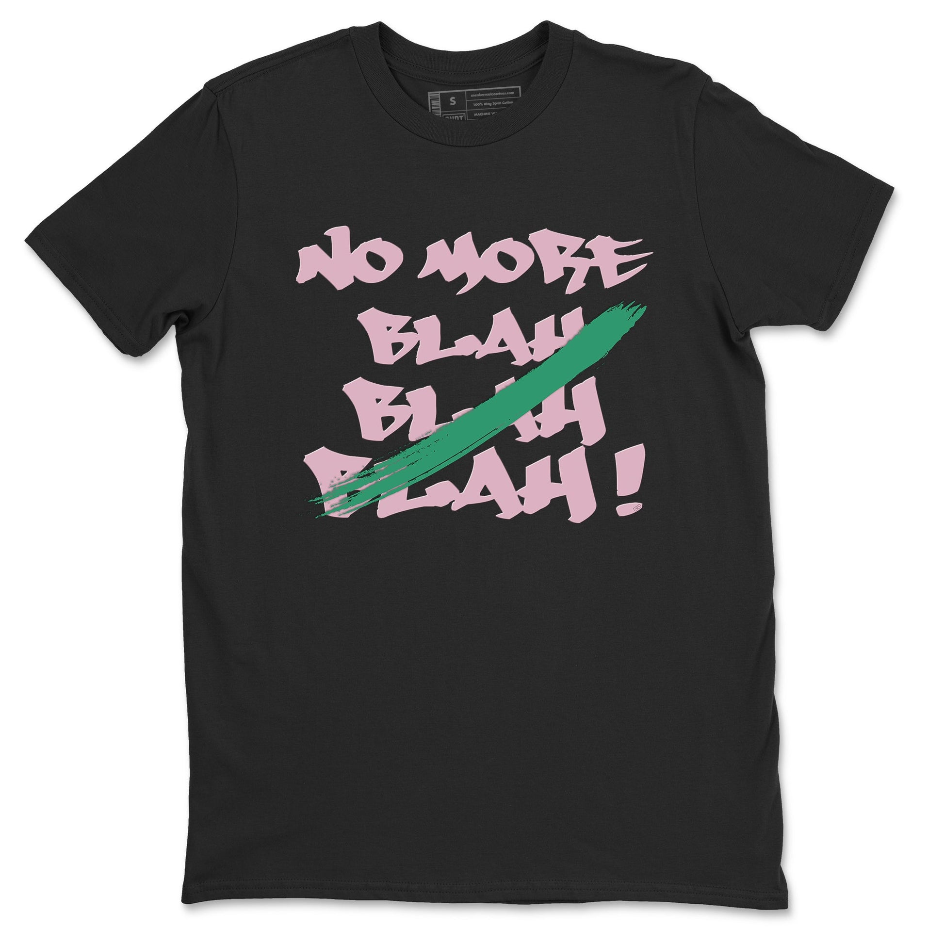 Dunk Medium Soft Pink Malachite shirt to match jordans No More Blah sneaker tees Dunk Medium Soft Pink Malachite SNRT Sneaker Release Tees unisex cotton Black 2 crew neck shirt