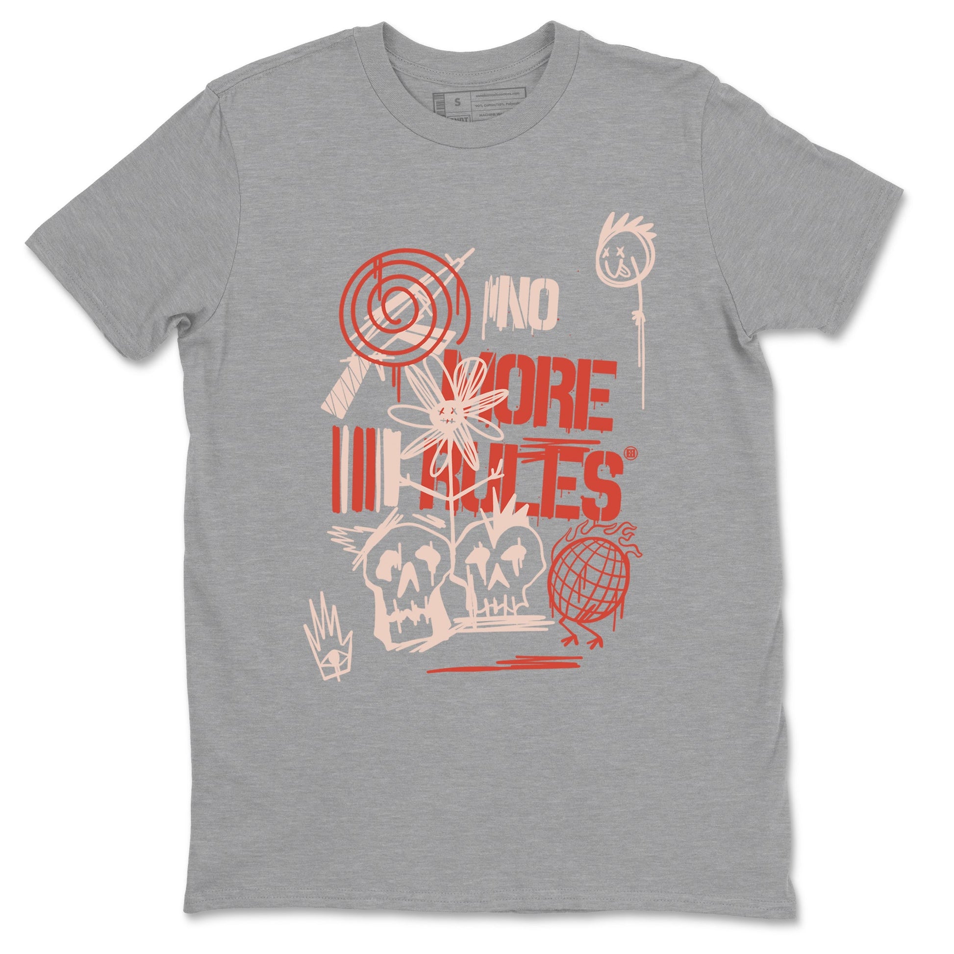 Air Jordan 13 Dune Red shirts to match jordans No More Rules sneaker match tees Air Jordan 13 Dune Red SNRT Sneaker Tees streetwear brand Heather Grey 2 unisex cotton tee
