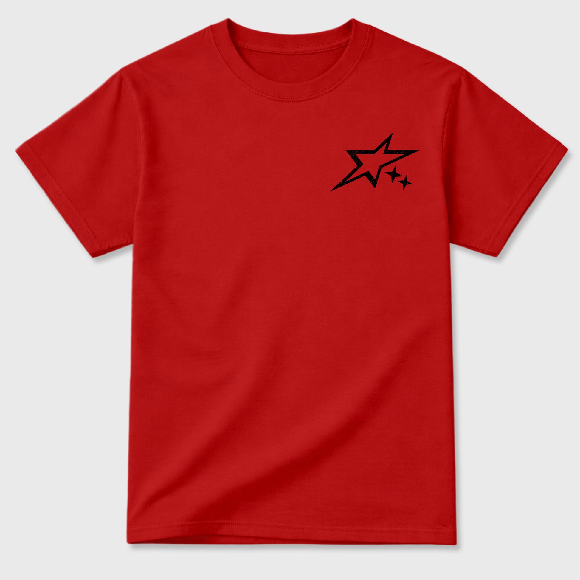 No One Cares Work Harder Graphic T-Shirt sneaker match tee designed for the sneakers, featuring coordinated color options for a perfect streetwear match. Red shirt.