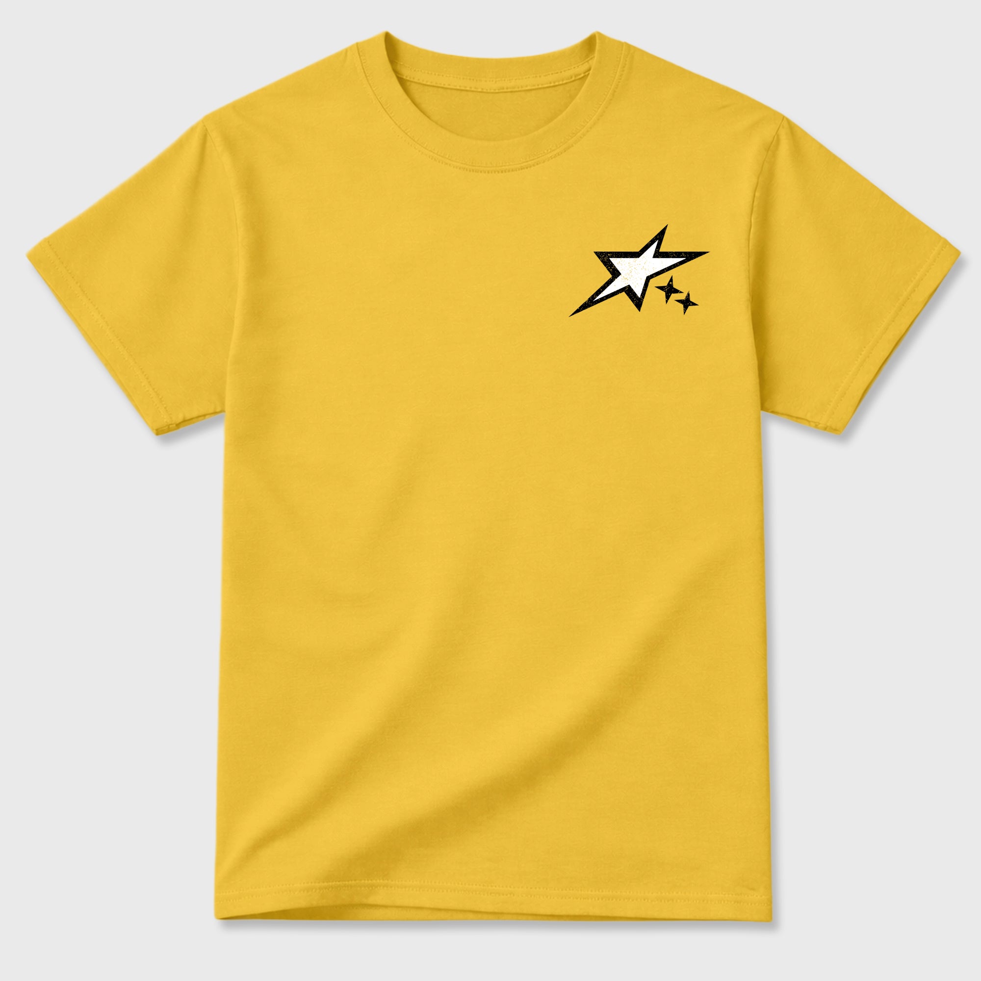 No One Cares Work Harder Graphic T-Shirt featuring original streetwear artwork designed to complement the bold Tour Yellow and Dark Blue Grey accents of the Air Jordan 4 Tour Yellow. Daisy Graphic T-Shirt.