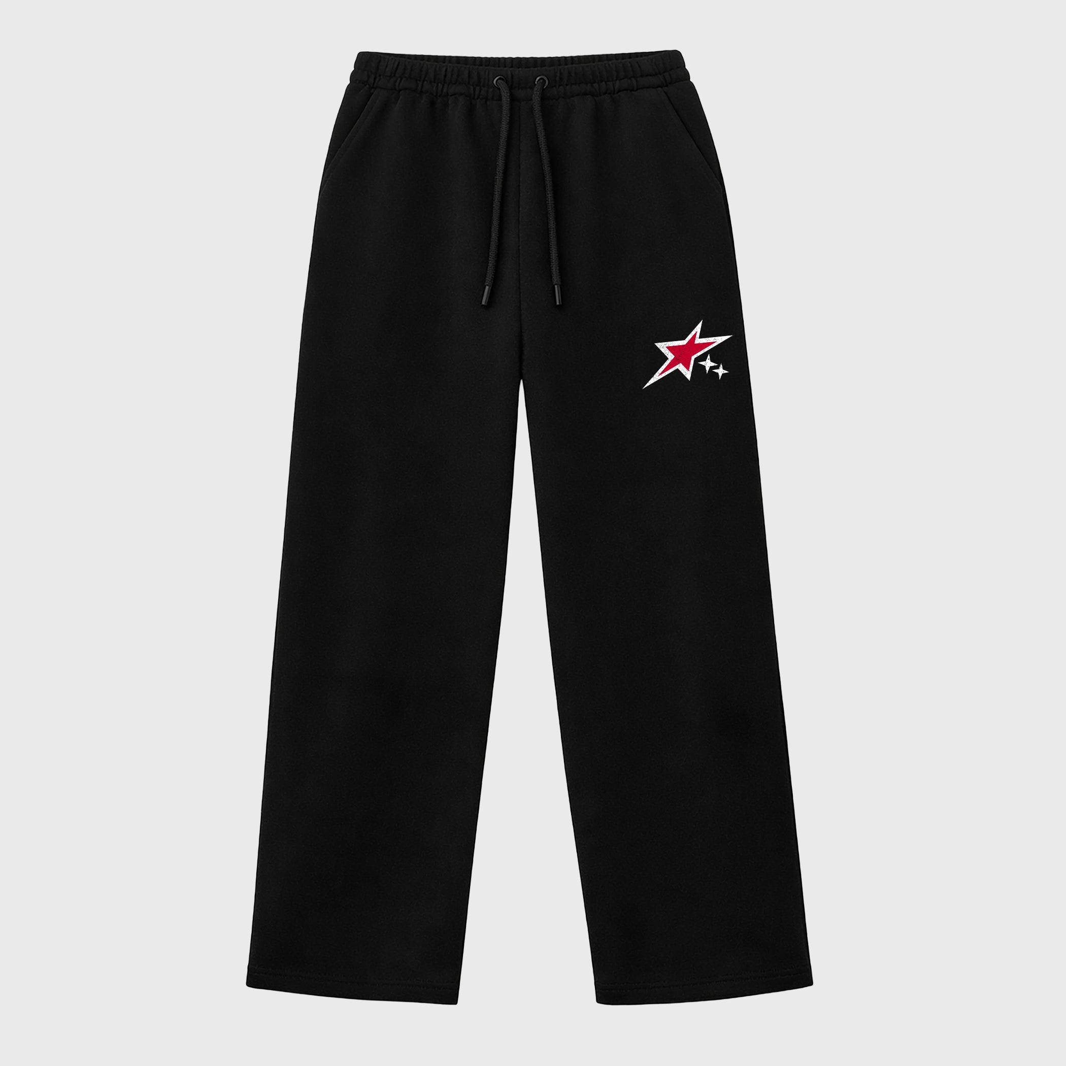Unisex graphic sweatpants wide – Sneaker Tees To Match Air Jordan 4 Toro Bravo Shoes – No One Cares Work Harder Pants sweatpants Black 1
