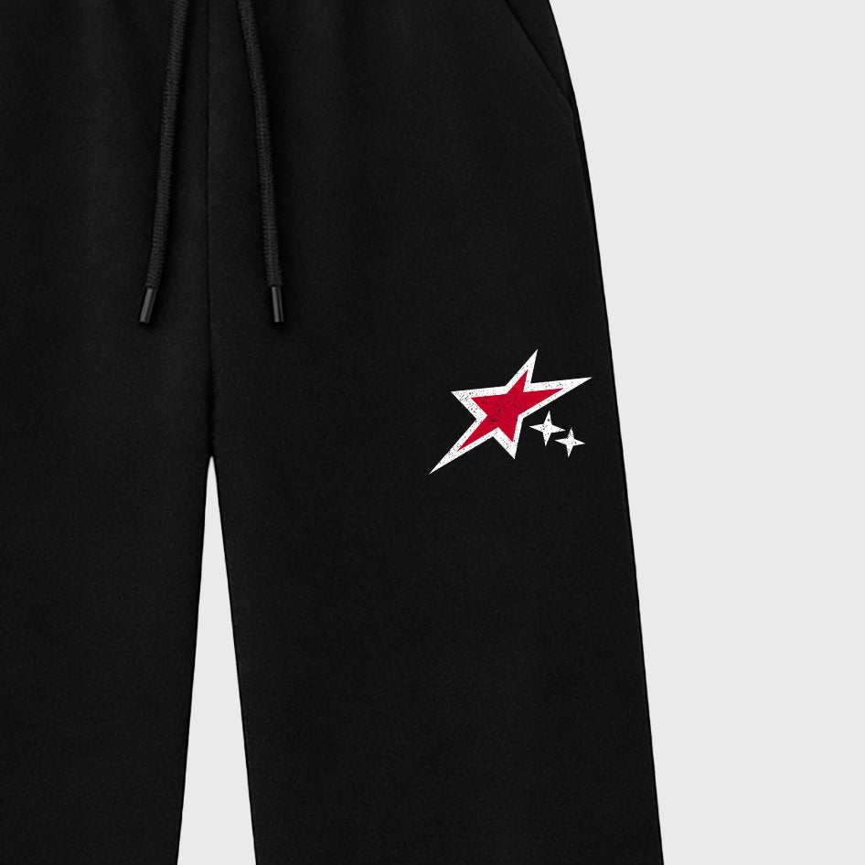 Unisex graphic sweatpants wide – Sneaker Tees To Match Air Jordan 4 Toro Bravo Shoes – No One Cares Work Harder Pants sweatpants Black 2