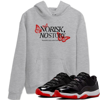 11s Bred shirts to match jordans No Risk No Story sneaker match tees Air Jordan 11 Retro Bred match shoes to clothes SNRT Sneaker Tees unisex cotton Heather Grey 1 shirts