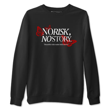 11s Bred shirts to match jordans No Risk No Story sneaker match tees Air Jordan 11 Retro Bred match shoes to clothes SNRT Sneaker Tees unisex cotton Black 2 shirts
