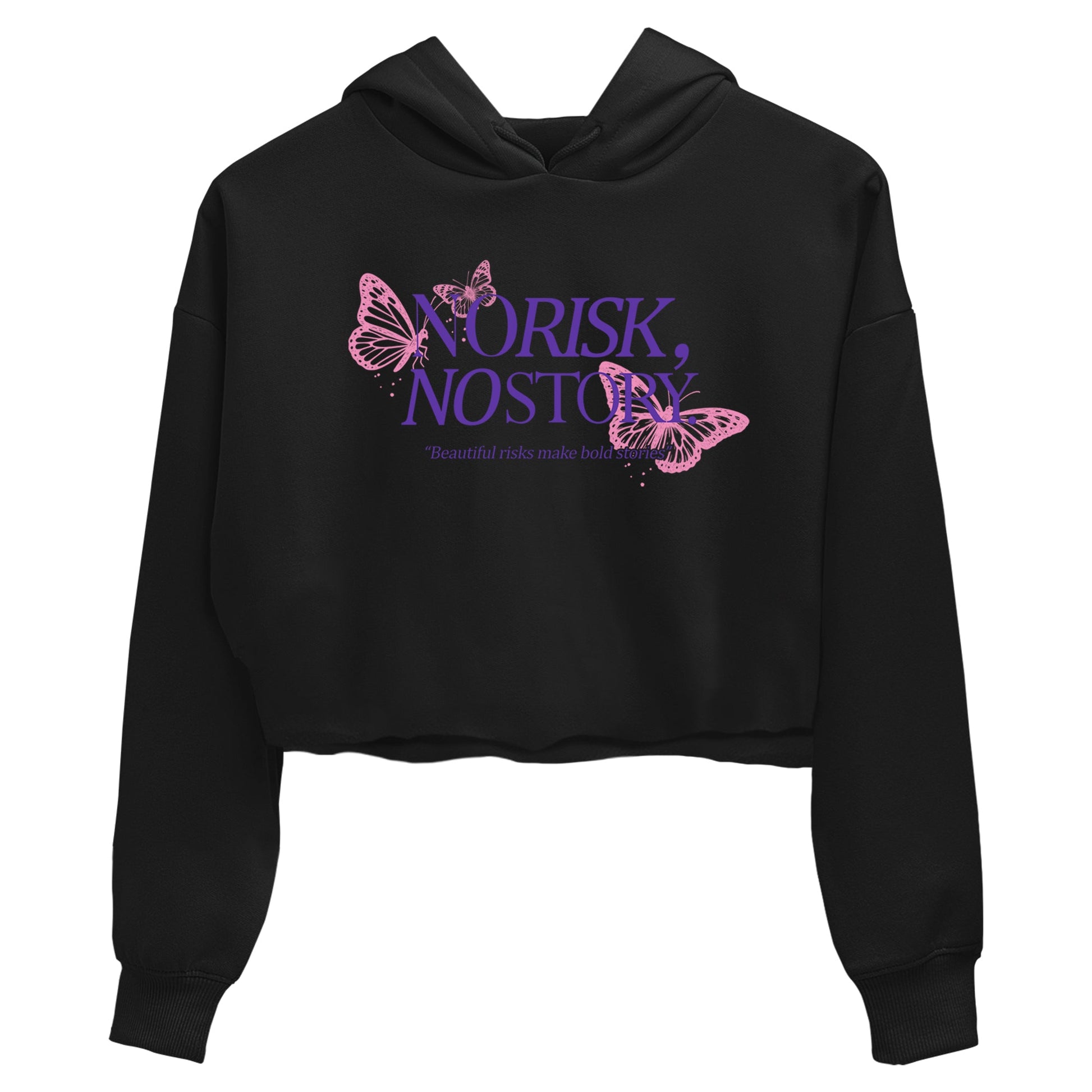 Sneaker match tees – Sneaker Tees To Match Air Jordan 11 Canyon Purple Shoes – No Risk No Story Crop T-Shirt Black 2