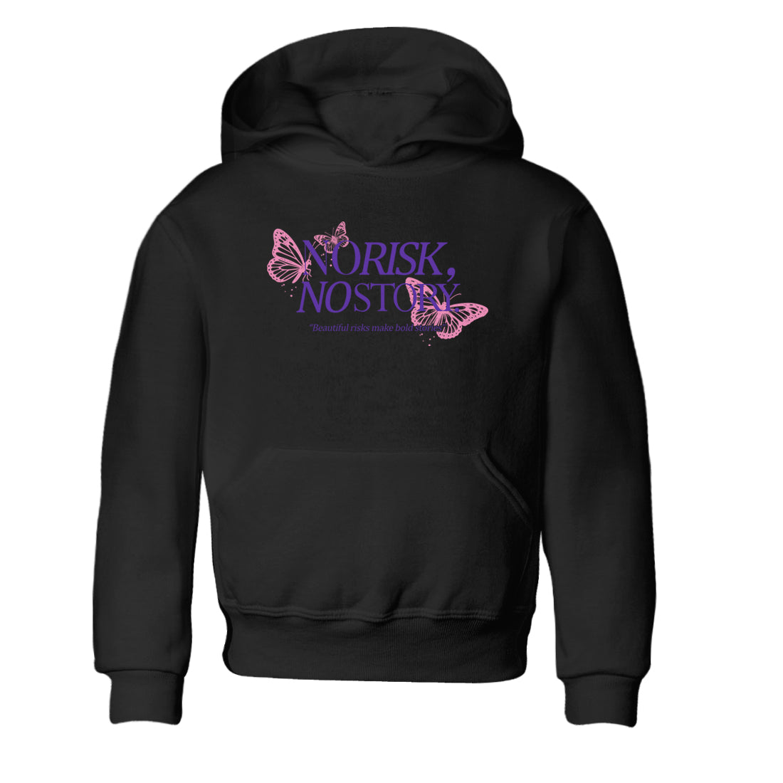 Sneaker match tees – Sneaker Tees To Match Air Jordan 11 Canyon Purple Shoes – No Risk No Story Kids T-Shirt Black 2