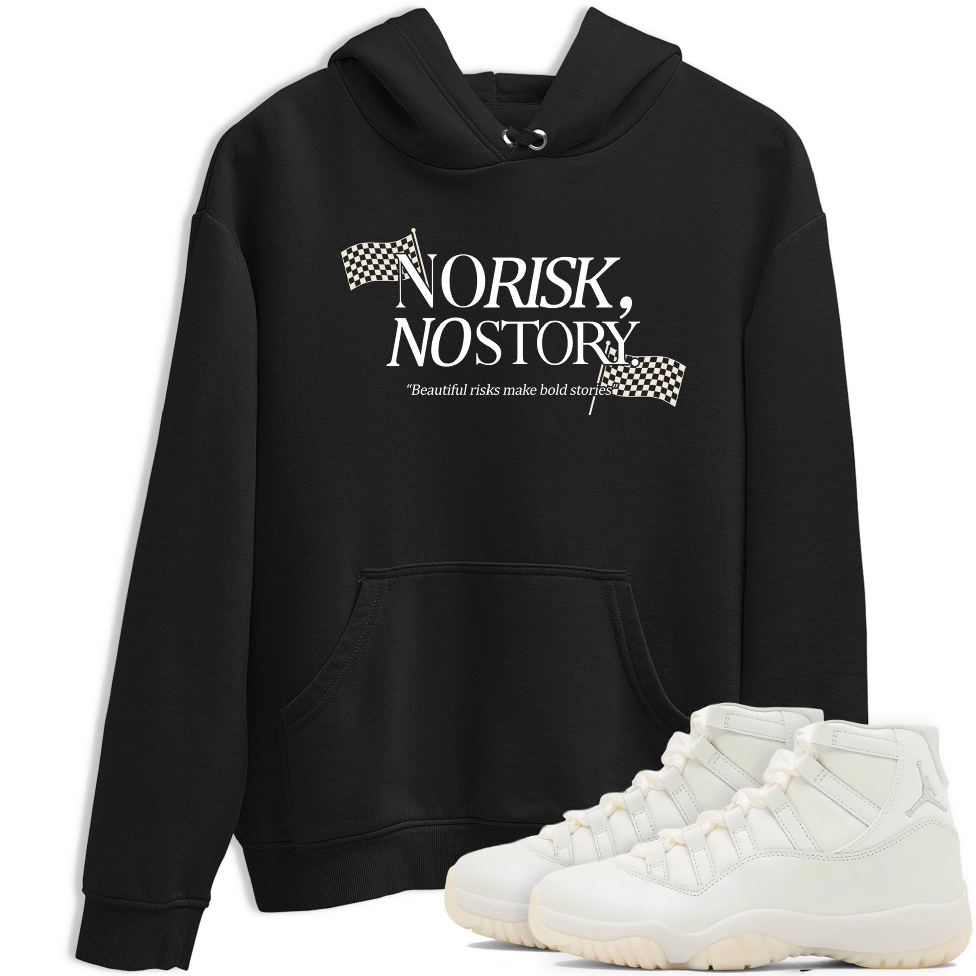 No Risk No Story SNRT Sneaker Tees - Air Jordan 11 Pearl - SNRT Sneaker T-shirts