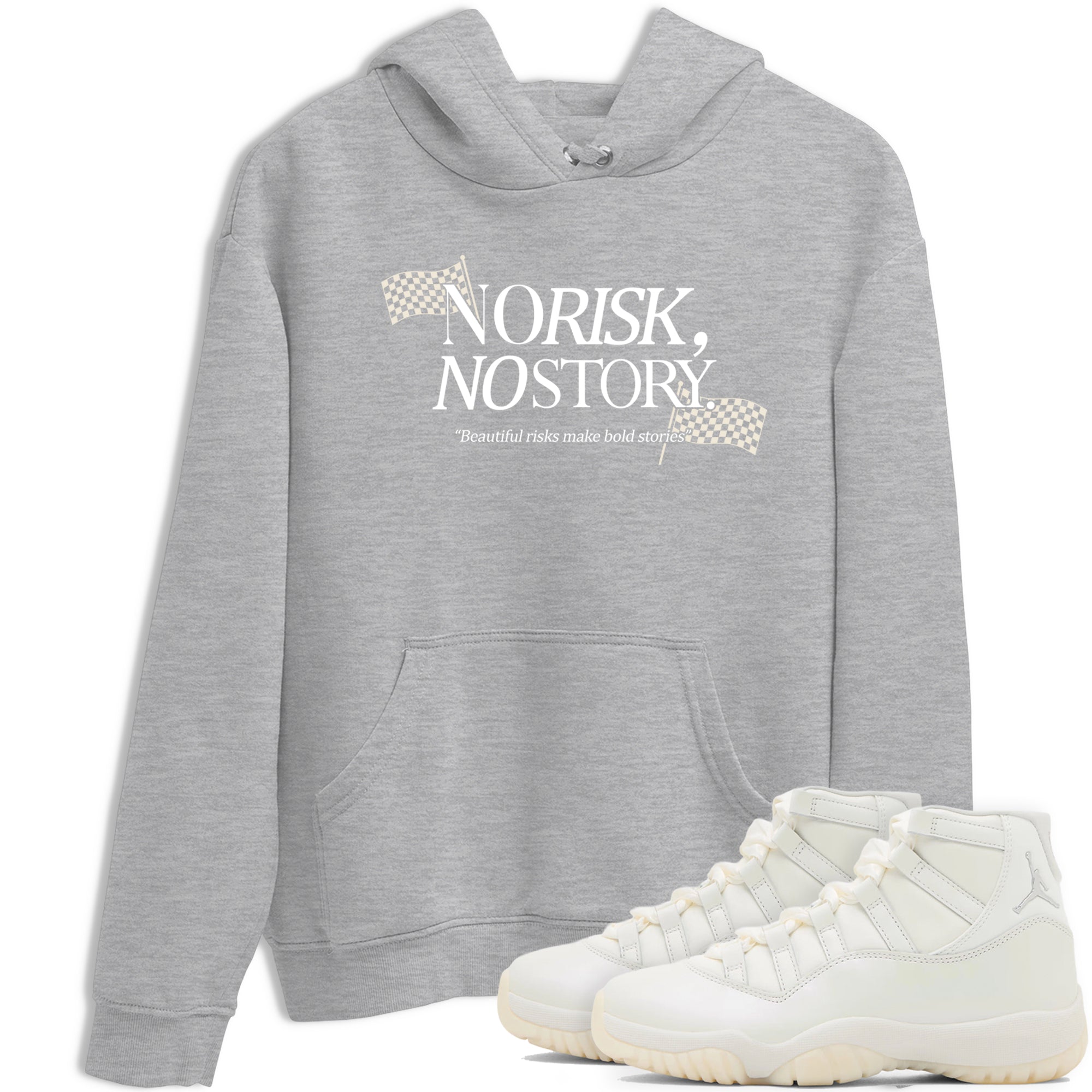 No Risk No Story SNRT Sneaker Tees - Air Jordan 11 Pearl - SNRT Sneaker T-shirts