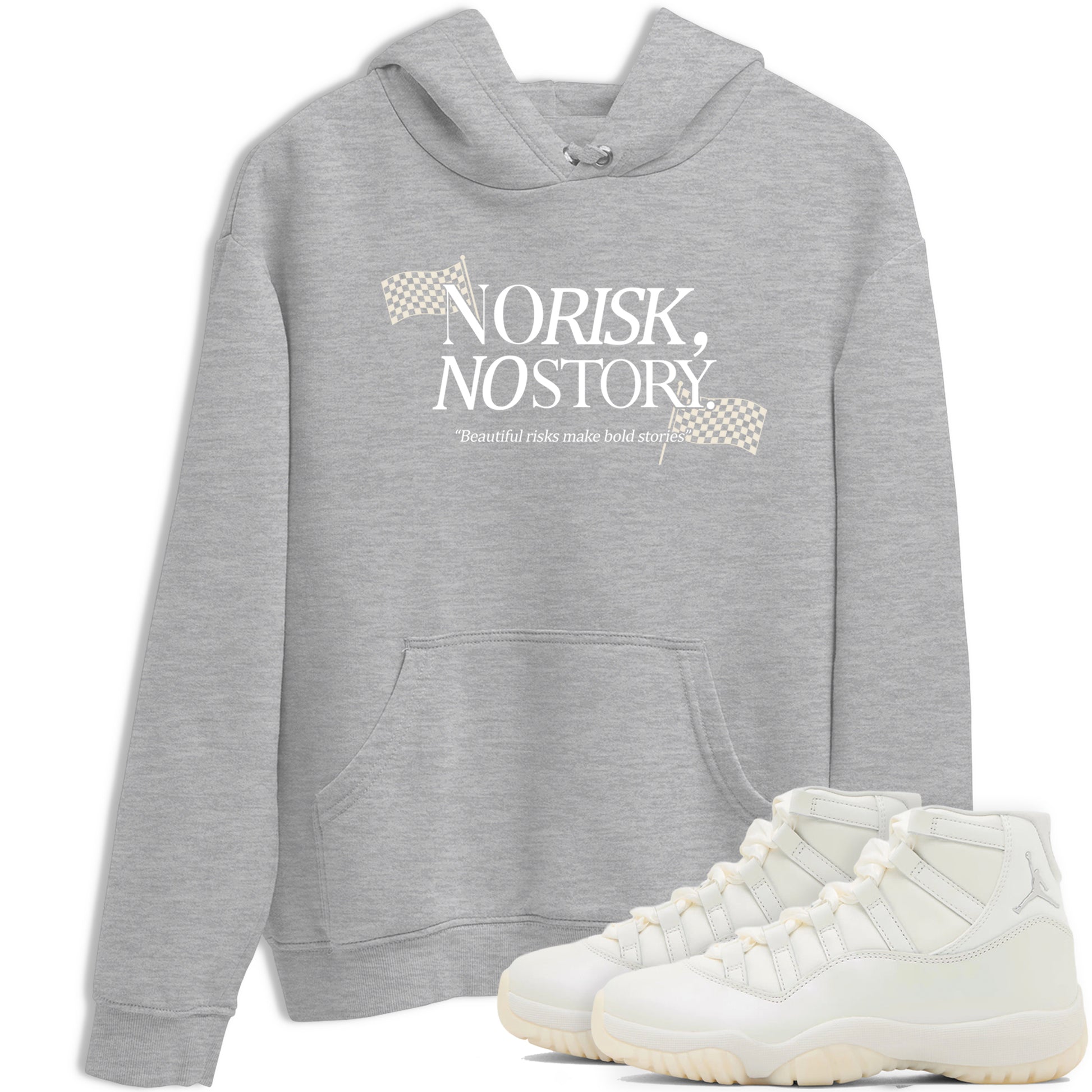 No Risk No Story SNRT Sneaker Tees - Air Jordan 11 Pearl - SNRT Sneaker T-shirts