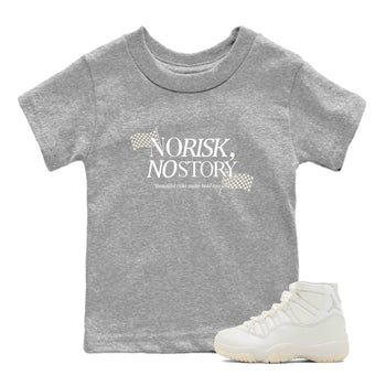 No Risk No Story SNRT Sneaker Tees Kids - Air Jordan 11 Pearl - SNRT Sneaker T-shirts