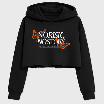 Sneaker match tees – Sneaker Tees To Match Air Jordan 3 Orange Citrus Shoes – No Risk No Story Crop T-Shirt Black 2