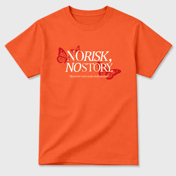 Sneaker match tees – Sneaker Tees To Match Air Jordan 3 Orange Citrus Shoes – No Risk No Story Tee Orange 2