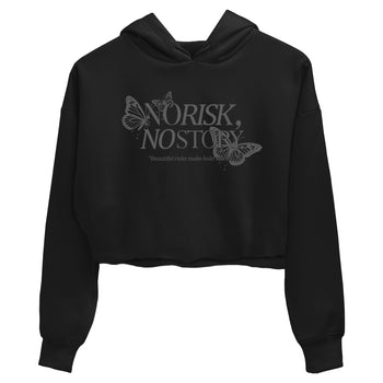 Sneaker match tees – Sneaker Tees To Match Air Jordan 4 Black Cat Shoes – No Risk No Story Crop T-Shirt Black 2