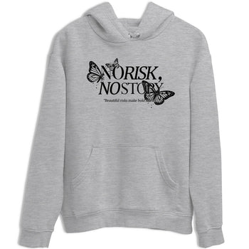 Sneaker match tees – Sneaker Tees To Match Air Jordan 4 Black Cat Shoes – No Risk No Story Tee Heather Grey 2