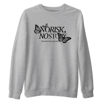 Sneaker match tees – Sneaker Tees To Match Air Jordan 4 Black Cat Shoes – No Risk No Story Tee Heather Grey 2