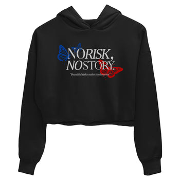 Sneaker match tees – Sneaker Tees To Match Jordan 4 Retro Rare Air Shoes – No Risk No Story Crop T-Shirt Black 2