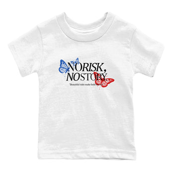Sneaker match tees – Sneaker Tees To Match Jordan 4 Retro Rare Air Shoes – No Risk No Story Kids T-Shirt White 2