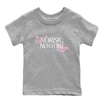 Sneaker match tees – Sneaker Tees To Match Air Jordan 5 35th Anniversary Shoes – No Risk No Story Kids T-Shirt Heather Grey 2