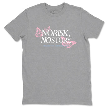 Sneaker match tees – Sneaker Tees To Match Air Jordan 5 35th Anniversary Shoes – No Risk No Story Tee Heather Grey 2