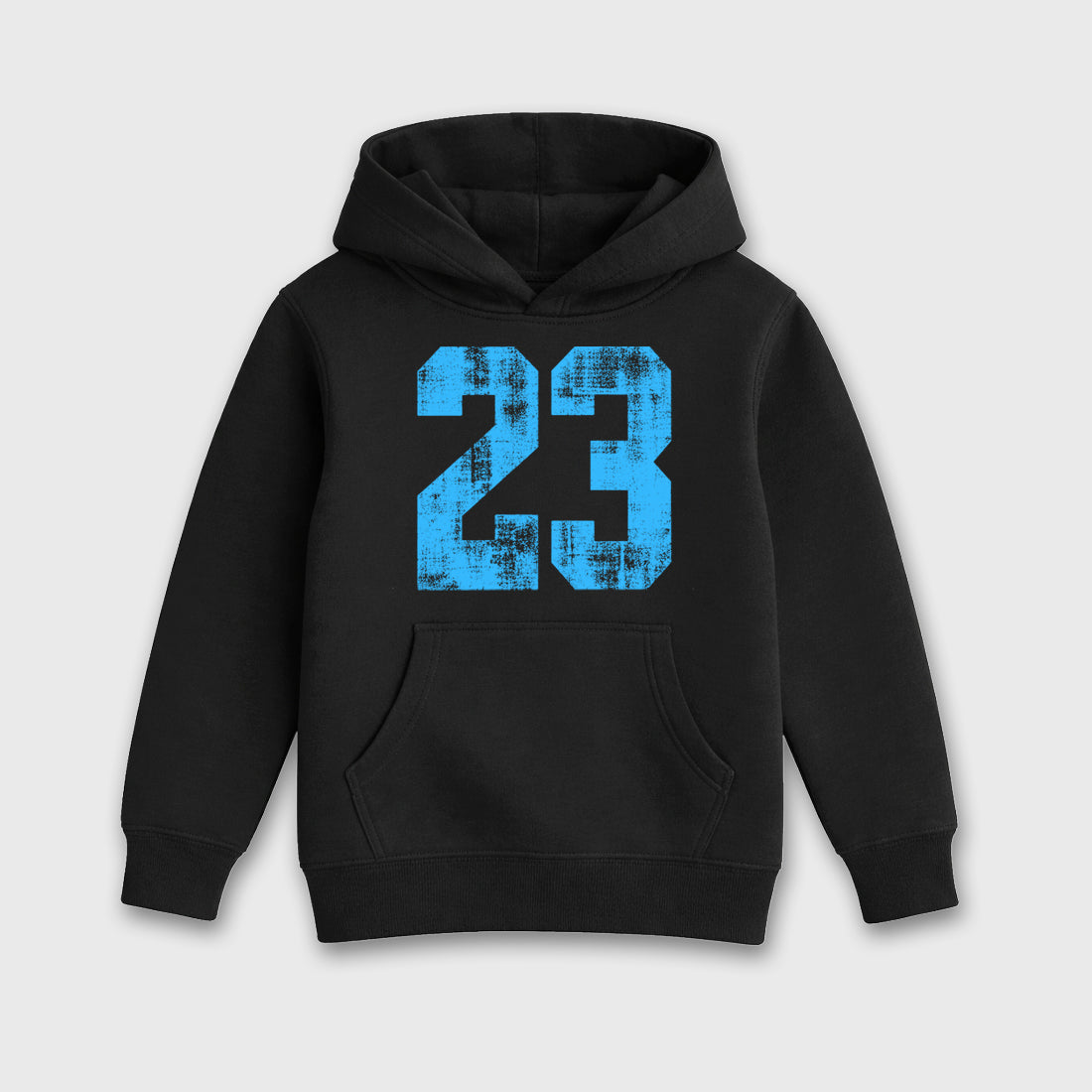 Sneaker match tees – Sneaker Tees To Match Air Foamposite Pro University Blue Shoes – No.23 Kids T-Shirt Black 2