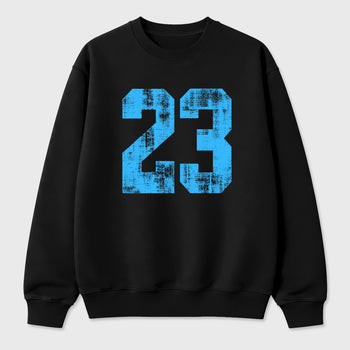 Sneaker match tees – Sneaker Tees To Match Air Foamposite Pro University Blue Shoes – No.23 Tee Black 2