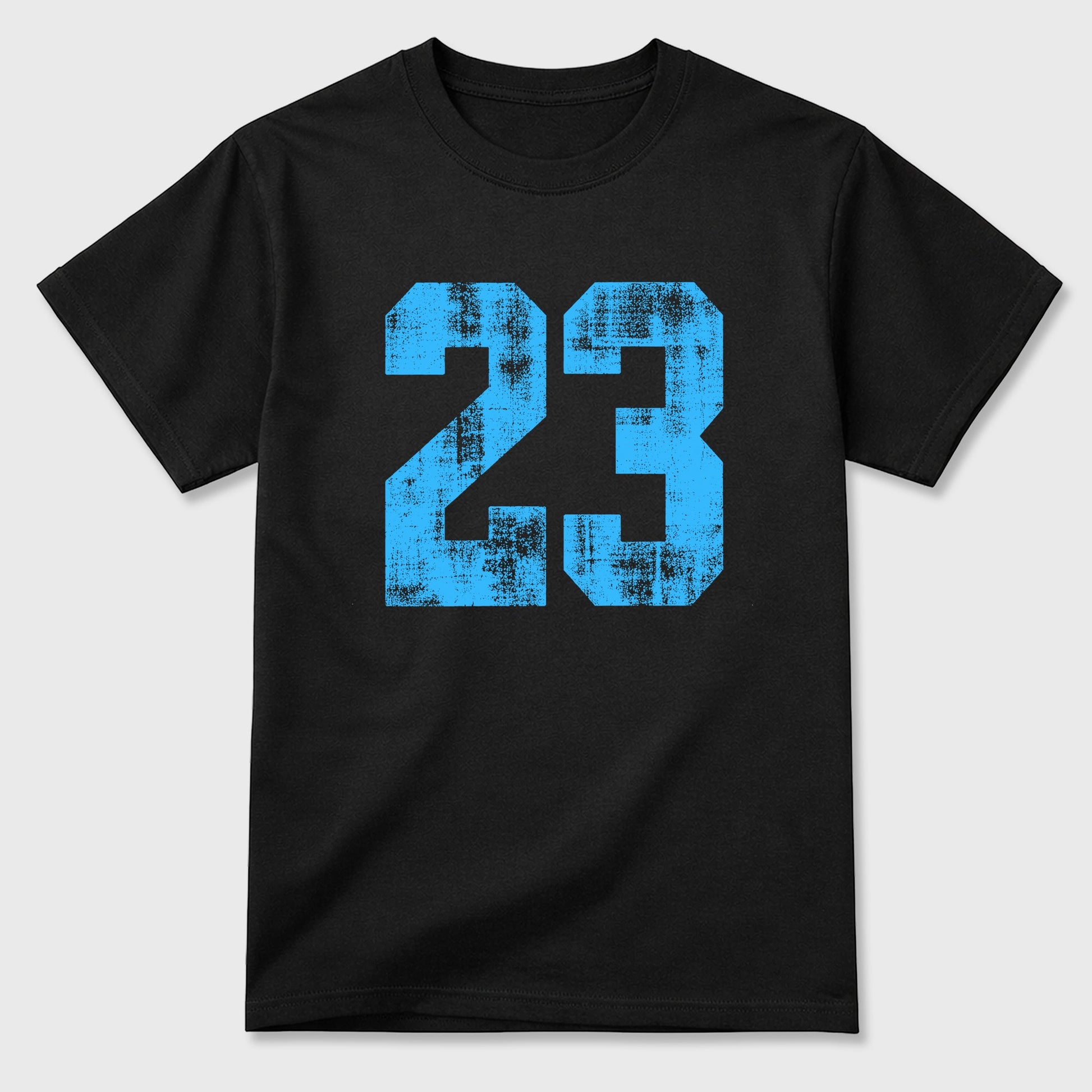 Sneaker match tees – Sneaker Tees To Match Air Foamposite Pro University Blue Shoes – No.23 Tee Black 2