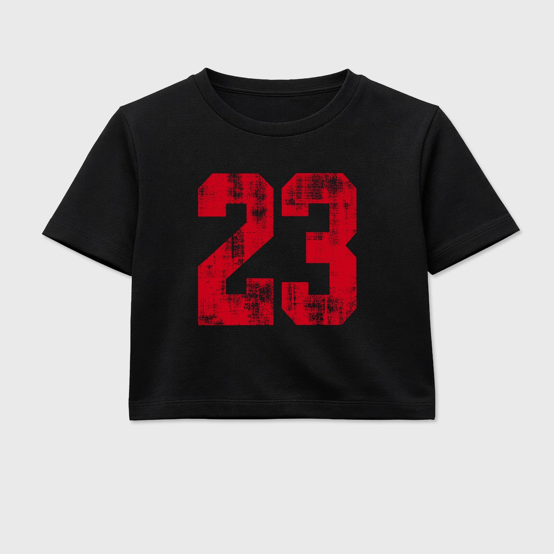 Sneaker match tees  Sneaker Tees To Match Air Jordan 13 Chicago Shoes  No.23 Crop T-Shirt Black 2