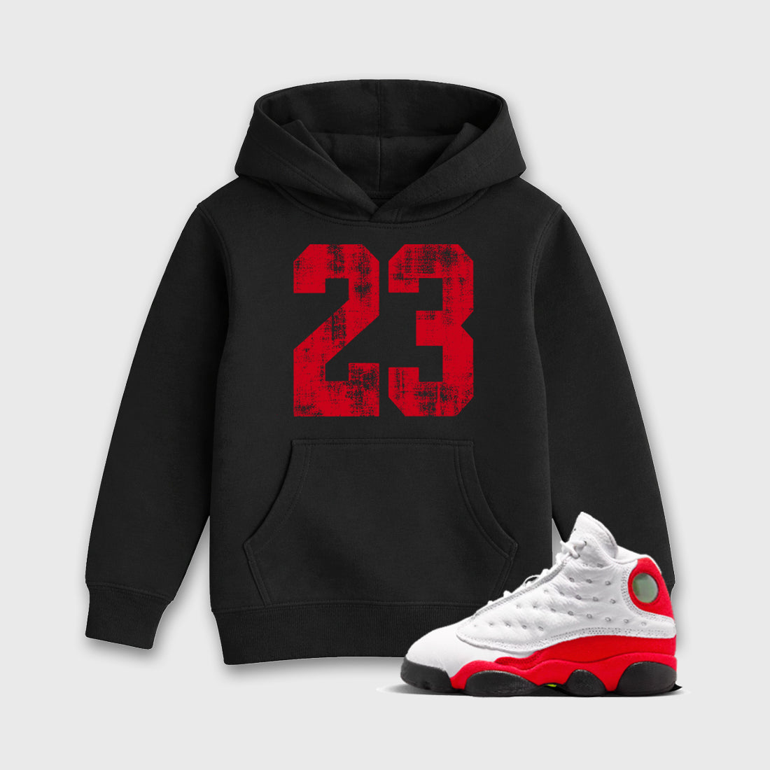 Sneaker match tees  Sneaker Tees To Match Air Jordan 13 Chicago Shoes  No.23 Kids T-Shirt Black 1