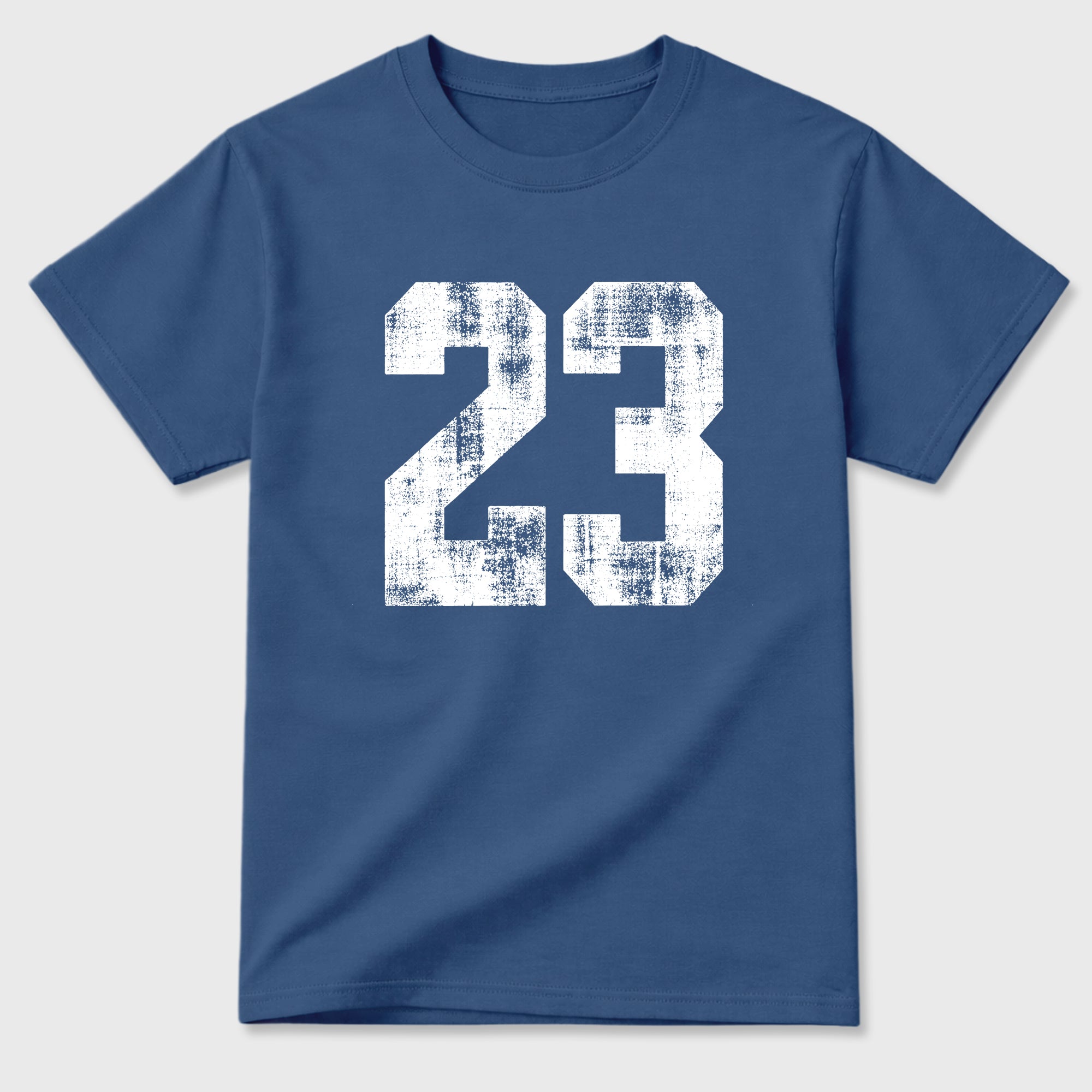 No.23 Graphic T-Shirt featuring original streetwear artwork designed to match the Air Jordan 3 True Blue. Denim Blue 2 Graphic T-Shirt.