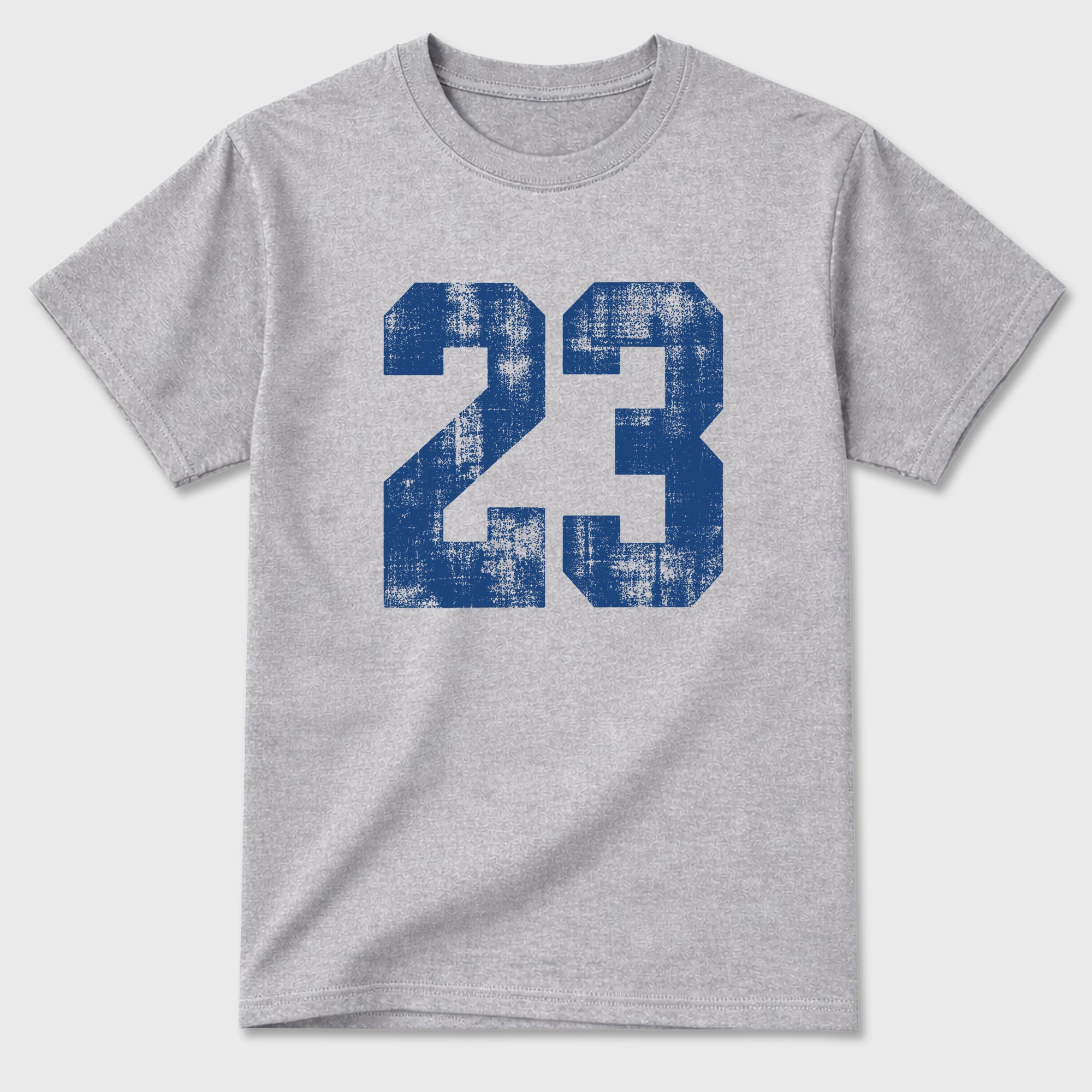 No.23 Graphic T-Shirt featuring original streetwear artwork designed to match the Air Jordan 3 True Blue. Heather Grey 2 Graphic T-Shirt.