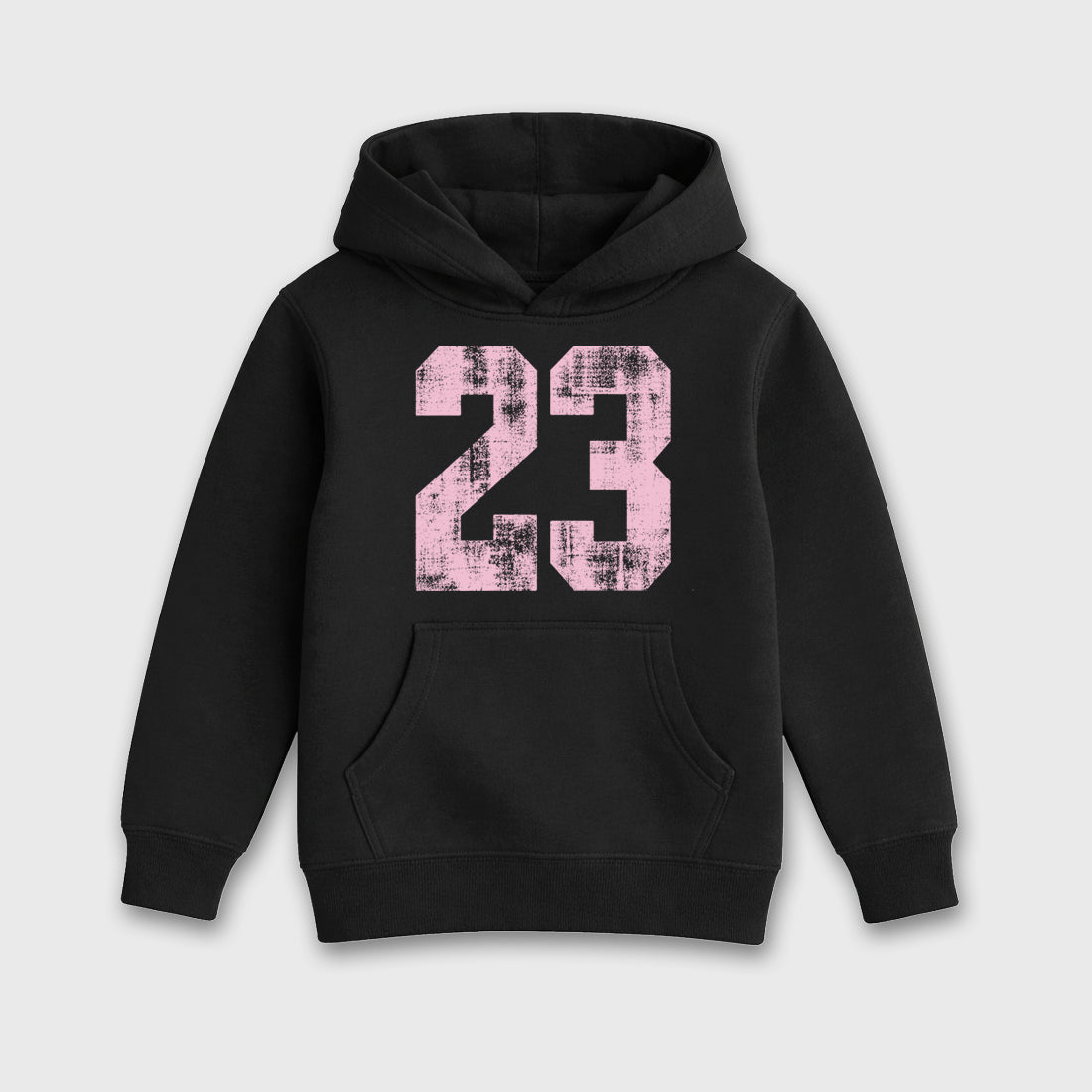 Sneaker match tees – Sneaker Tees To Match Air Jordan 4 Iced Carmine Shoes – No.23 Kids T-Shirt Black 2