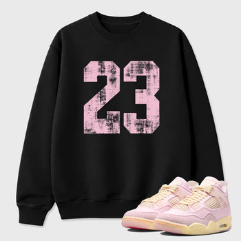 Sneaker match tees – Sneaker Tees To Match Air Jordan 4 Iced Carmine Shoes – No.23 Tee Black 1