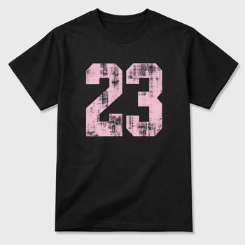 Sneaker match tees – Sneaker Tees To Match Air Jordan 4 Iced Carmine Shoes – No.23 Tee Black 2